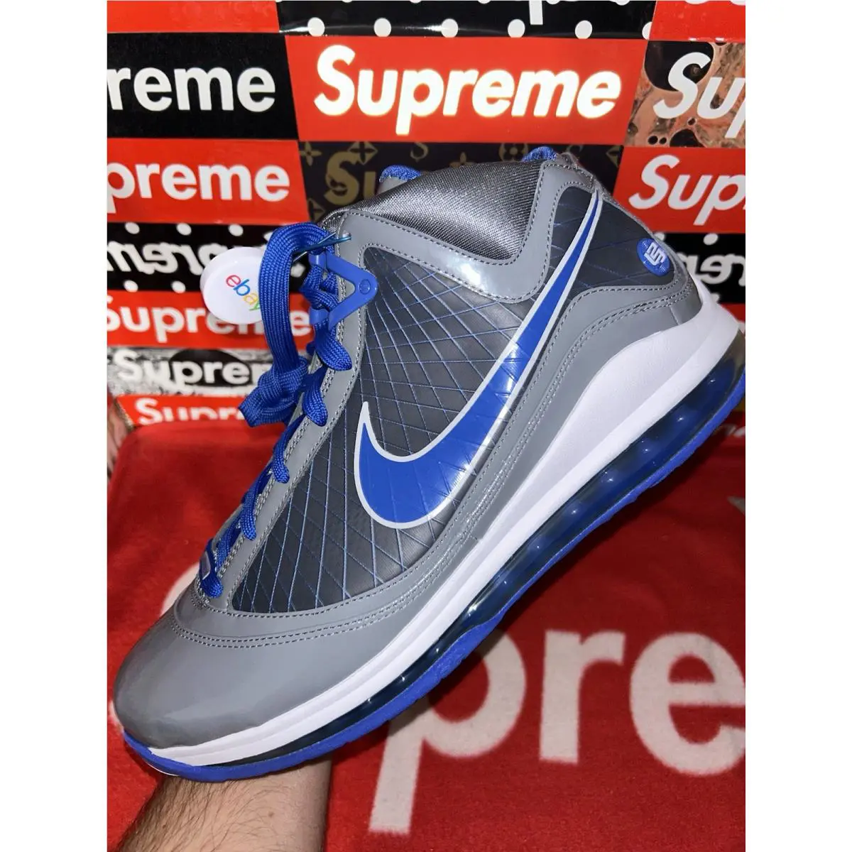 Nike shoes - Nike Air Max LeBron 7 - 393320-001 - Gray 4