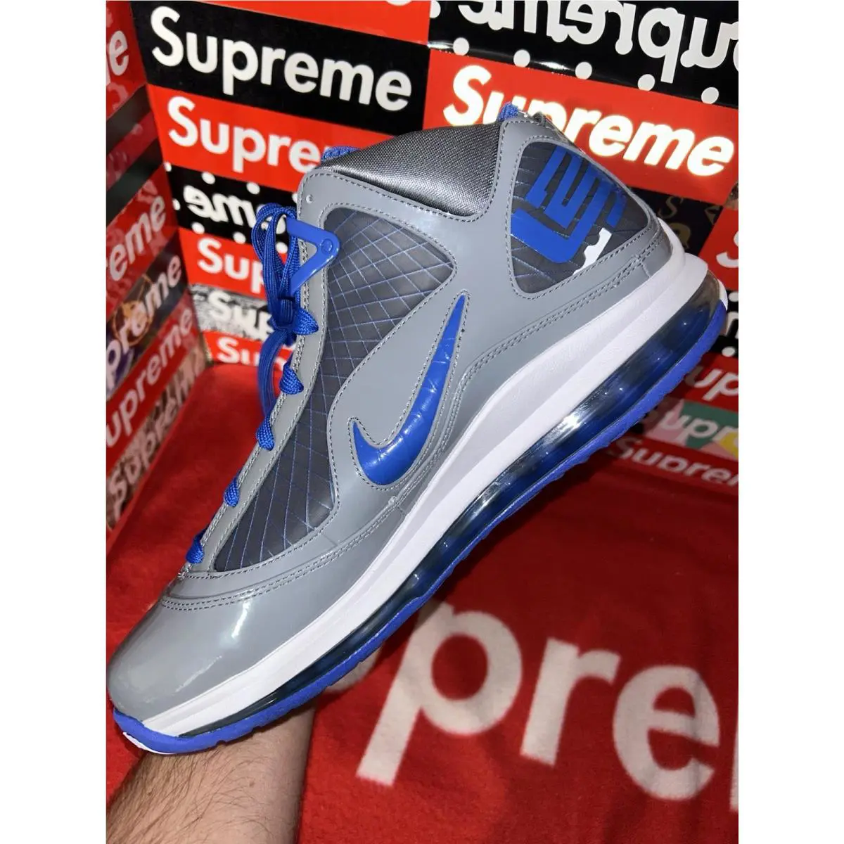 Nike shoes - Nike Air Max LeBron 7 - 393320-001 - Gray 7