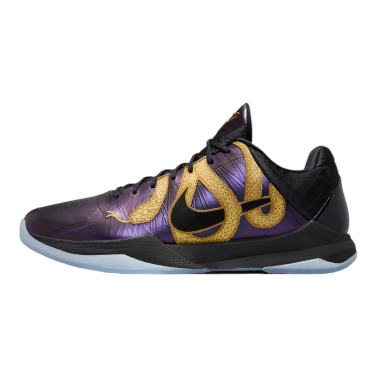 Nike Kobe 5 Protro Men`s Basketball Shoes Eggplant/black-gold Size 10.5 - Eggplant/Black-metallic Gold
