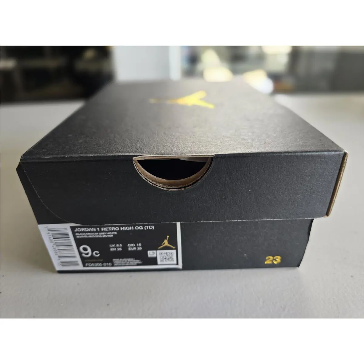 Nike shoes - Air Jordan 1 - Air - Black/Gray 5