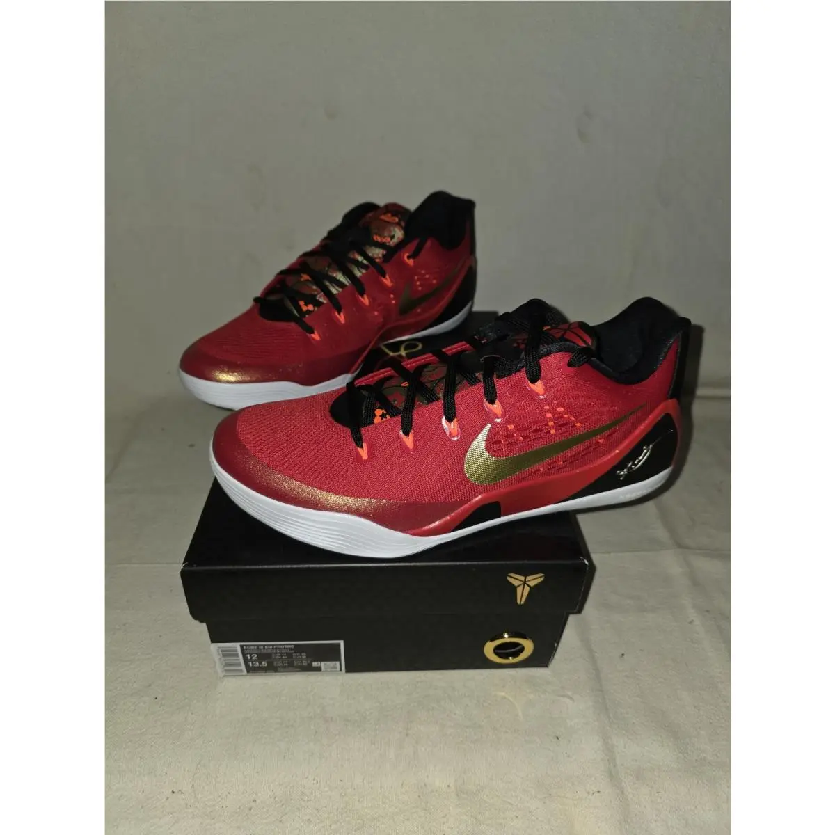 Nike Kobe 9 EM Low Protro China Size 12 DS OG All IH1400-600