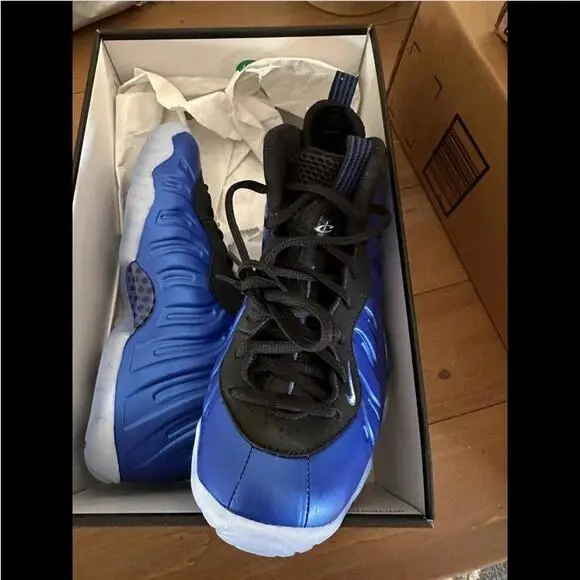 Nike shoes - Little Posite One GS - Little Posite One - Blue 6