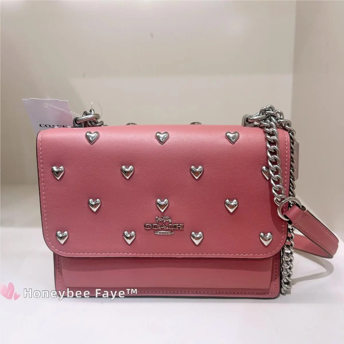 Coach Mini Klare Crossbody Bag with Heart Rivets CDB10/CDB11