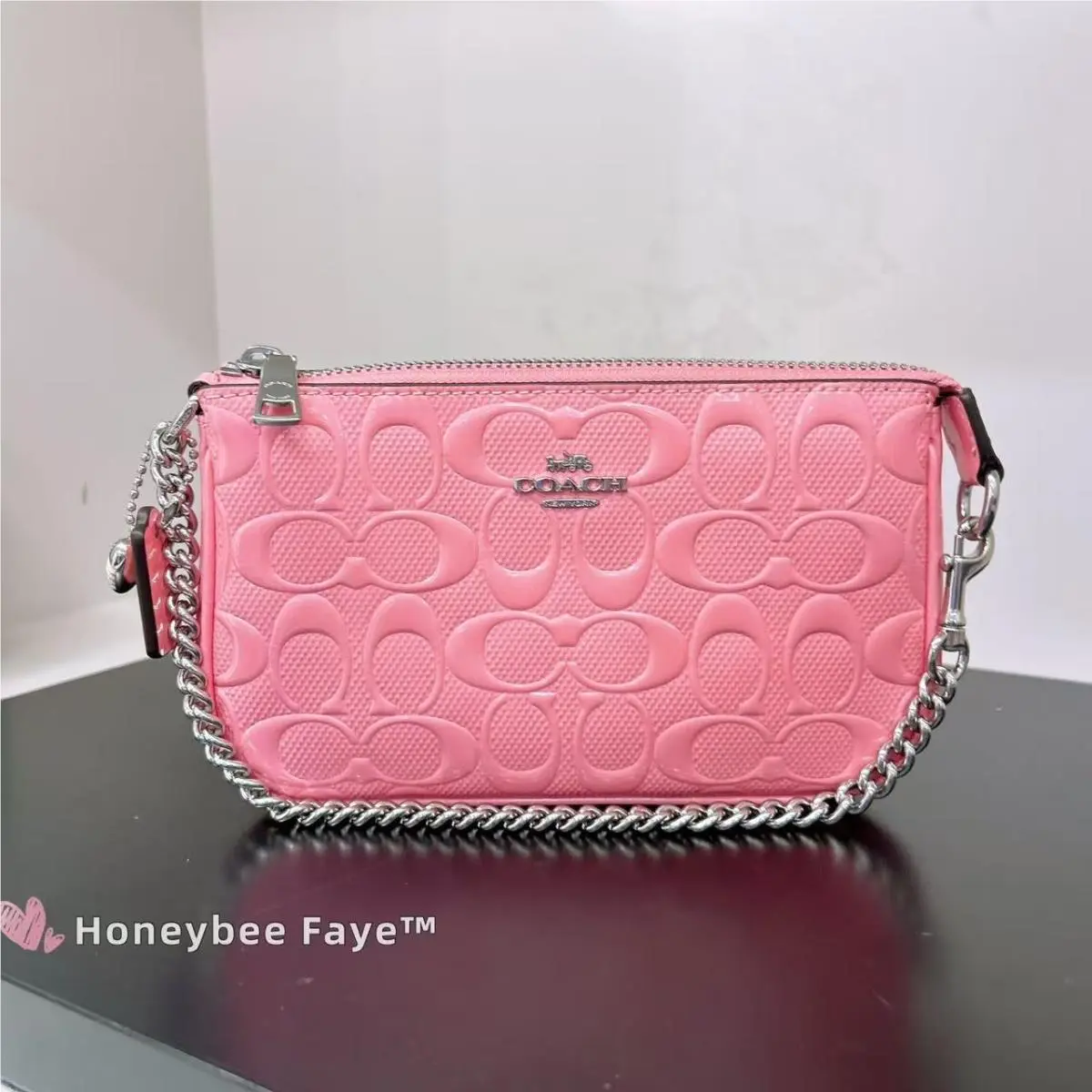 Coach Nolita 19 In Signature Leather with Heart Charm CCZ27/CDY97