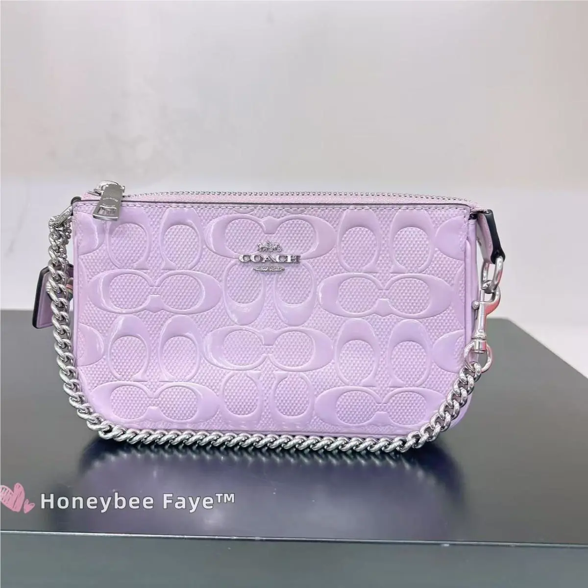 Coach Nolita 19 In Signature Leather with Heart Charm CCZ27/CDY97