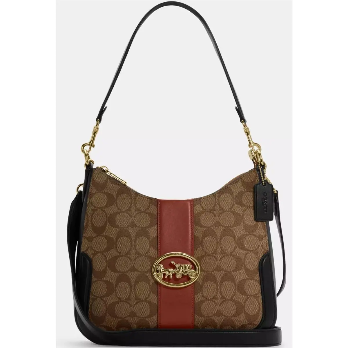 Coach Women`s Signature Hobo Crossbody Bag - Manufacturer Packaging