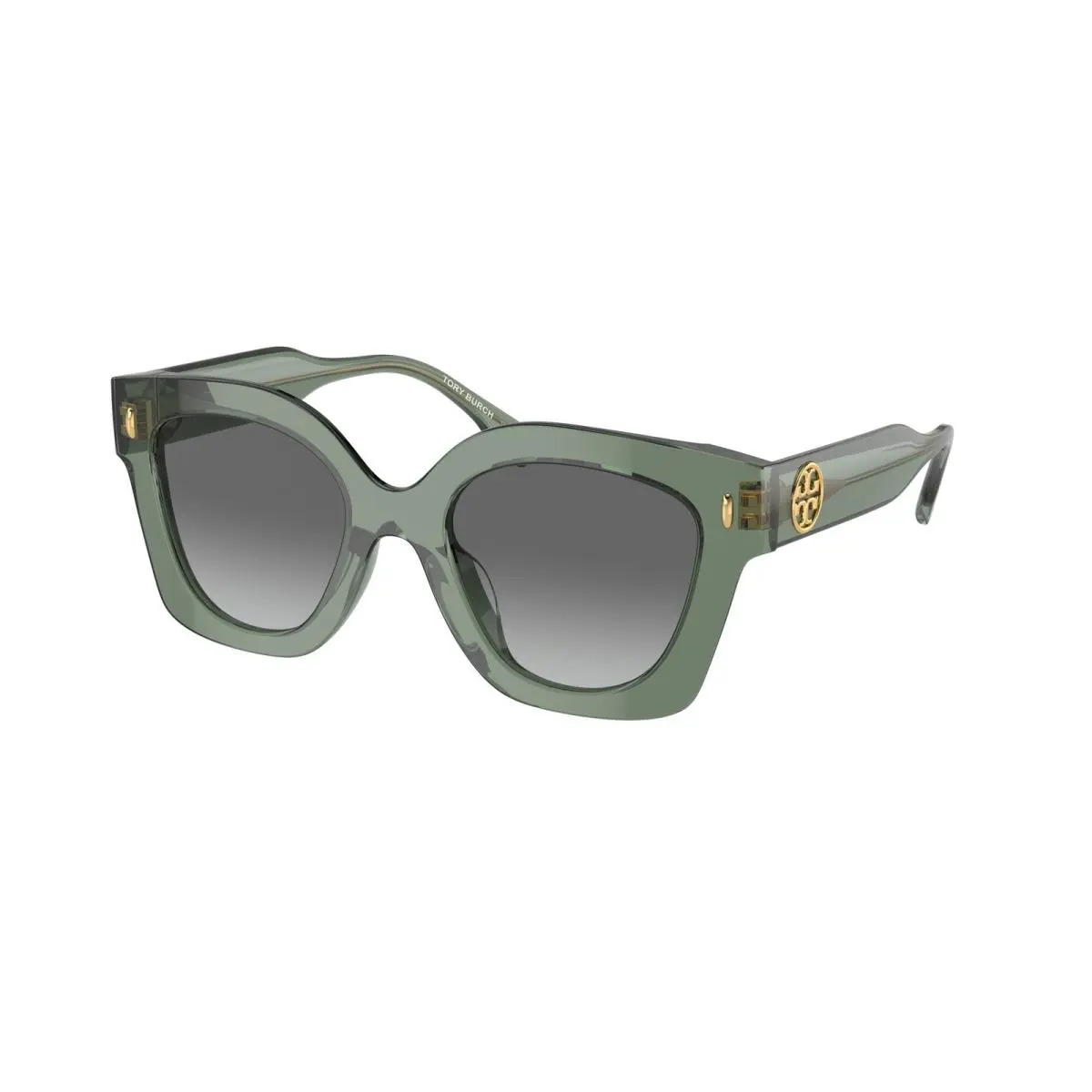 Tory Burch TY 7201U Transparent Sage Light Grey gr 194111 Sunglasses