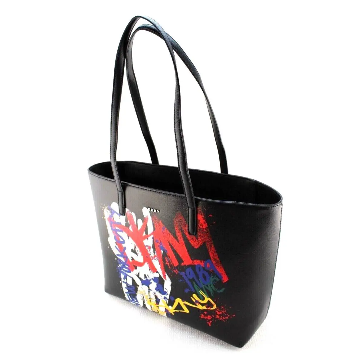 Dkny Bryant Park Large Tote Graffiti Urban Chic Handbag Retail