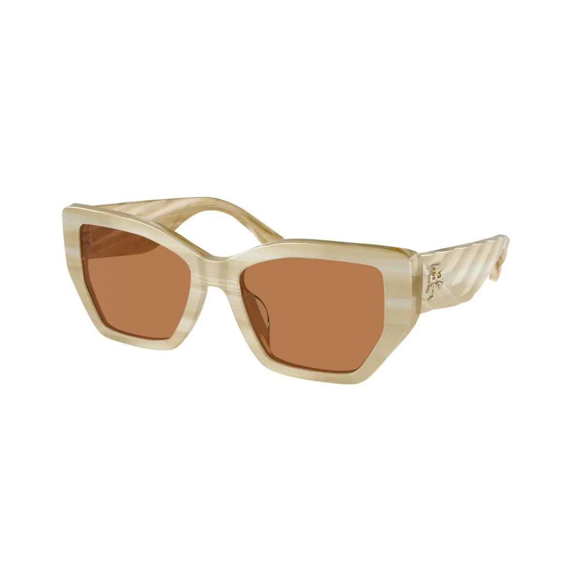 Tory Burch TY 7187U Ivory Horn Brown 189073 Sunglasses