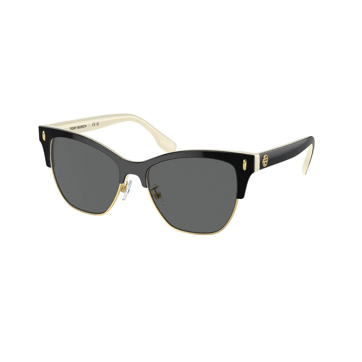Tory Burch TY 7199 Black Dark Grey 198887 Sunglasses