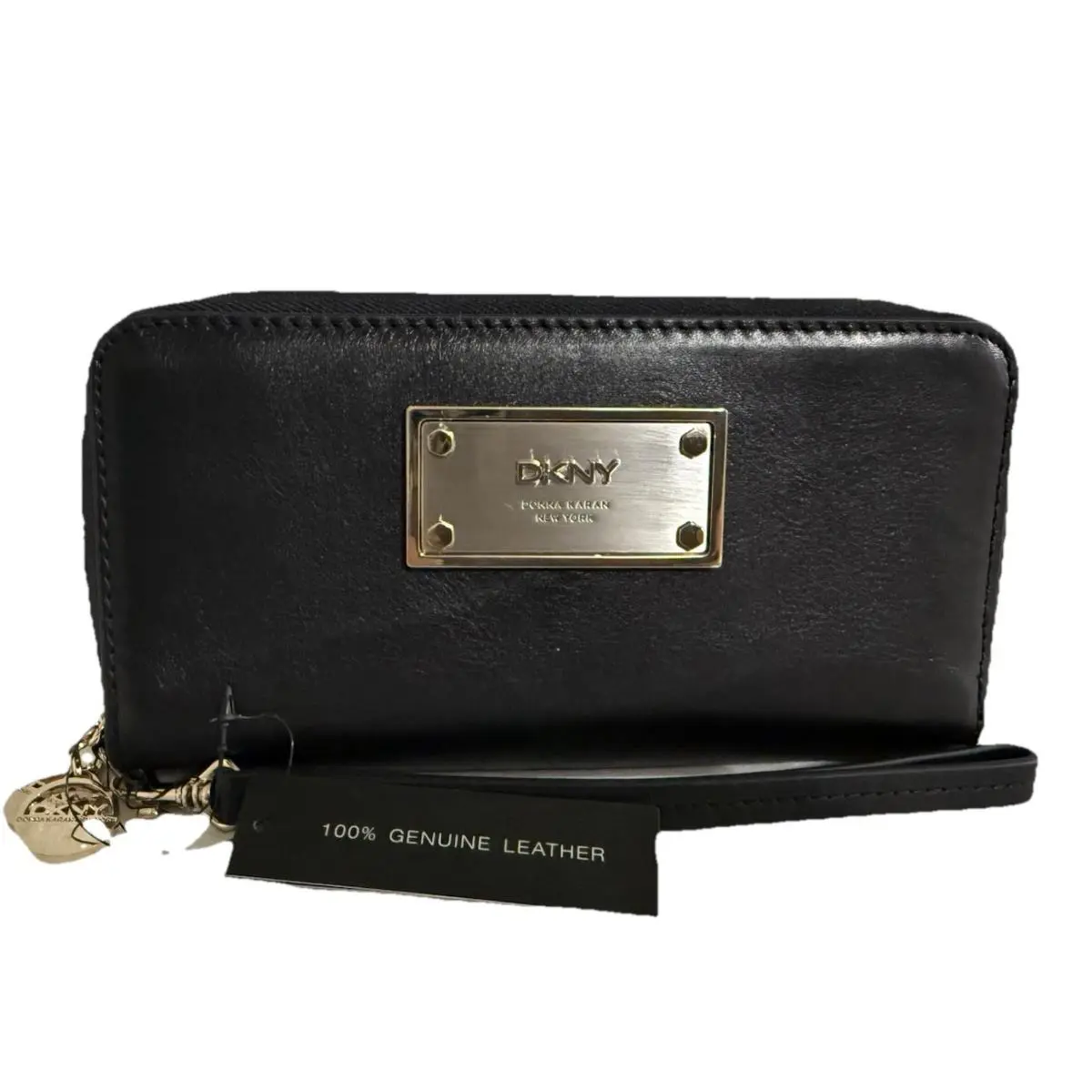 Dkny Women’s Leather Black Clutch/wallet