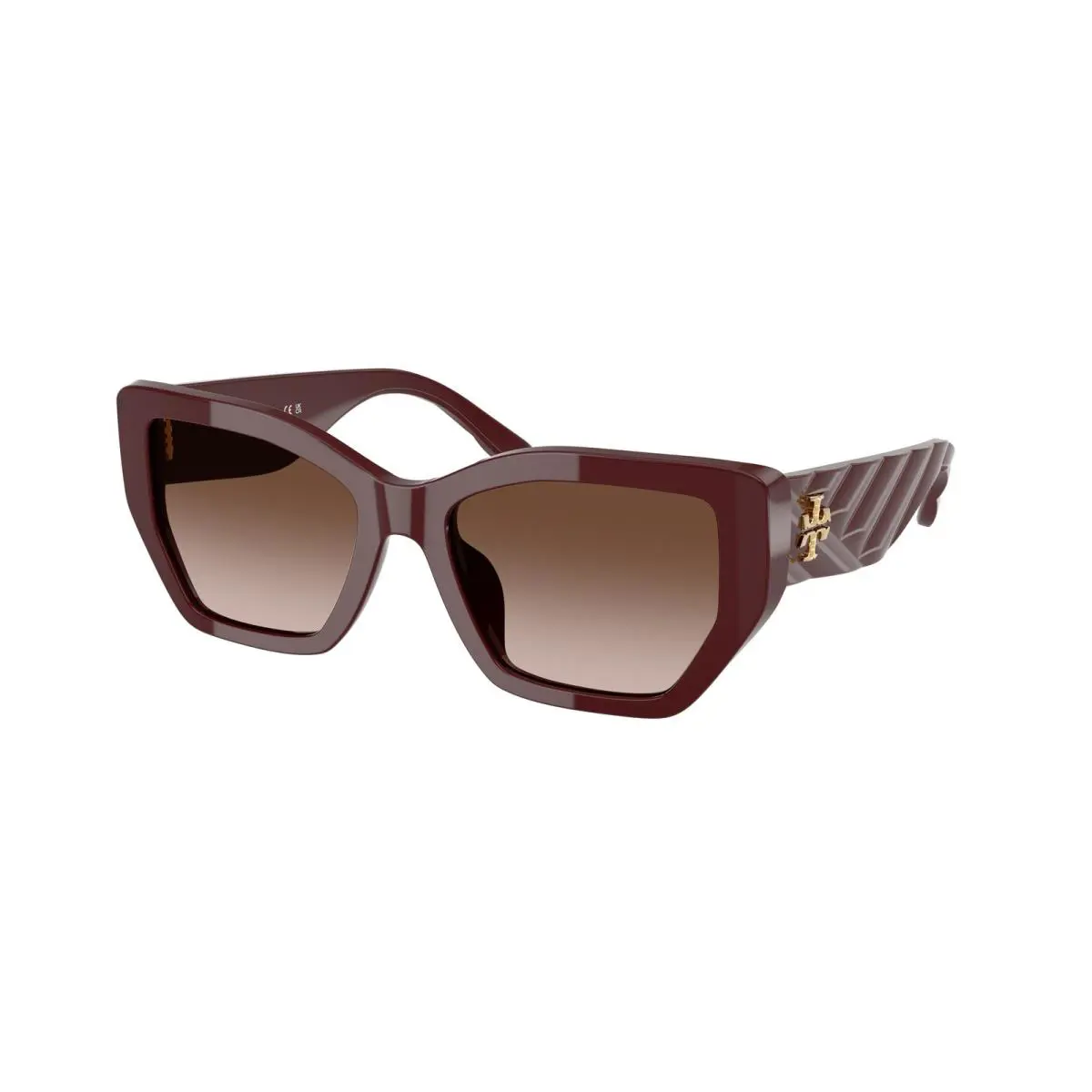 Tory Burch TY 7187 U Berry Red Brown Gradient Polyamide Standard 201813 Sunglas