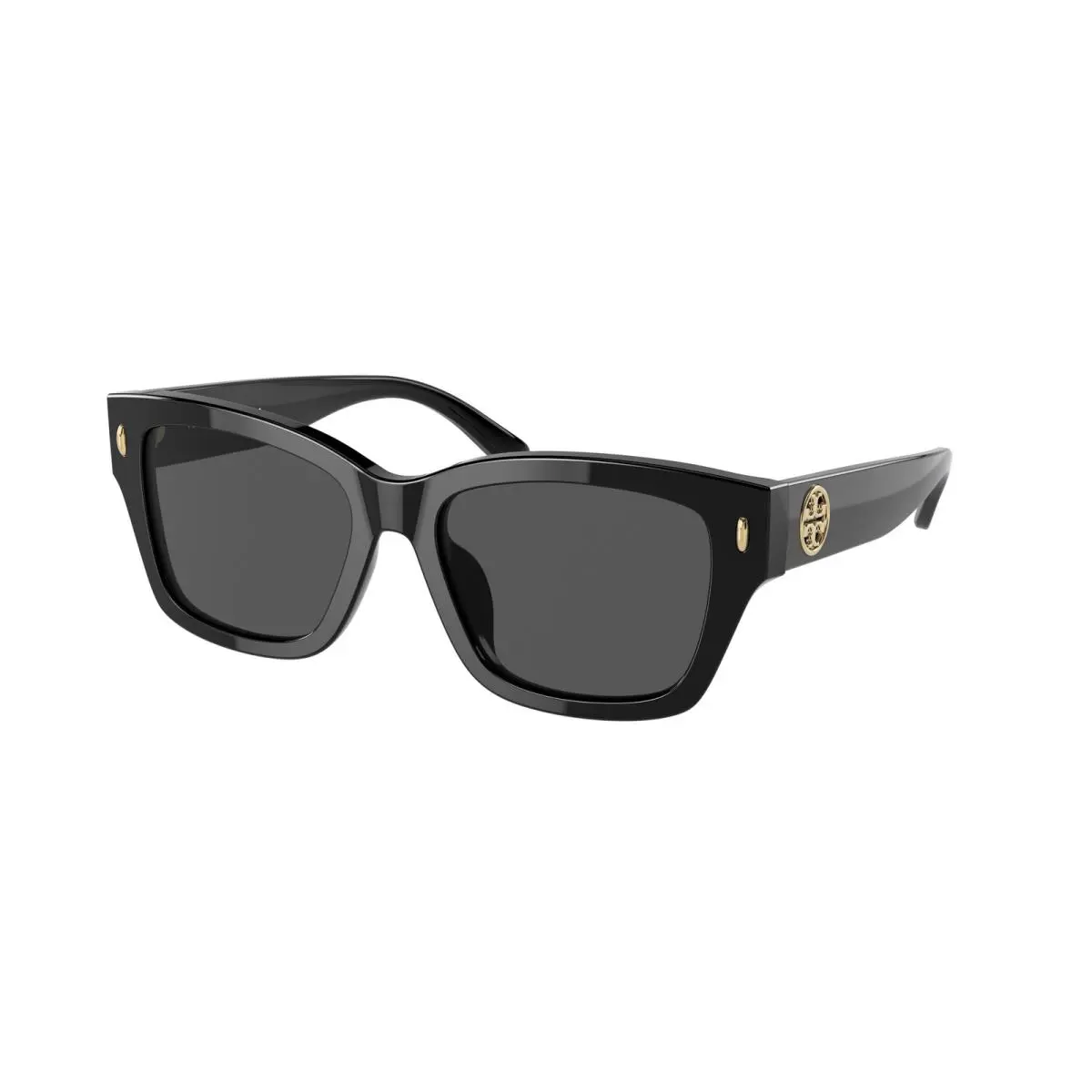 Tory Burch TY 7167U Black Grey Solid 170987 Sunglasses