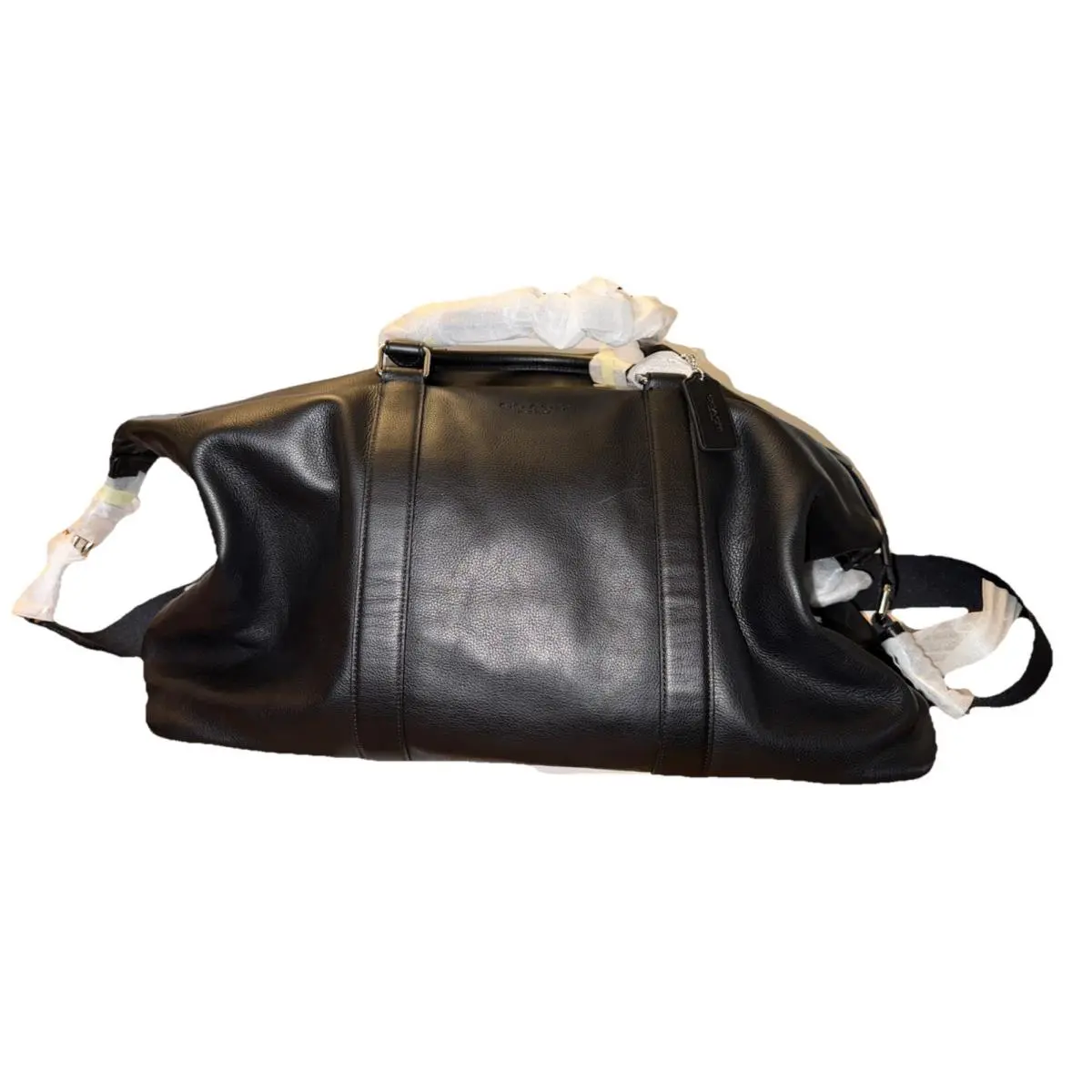 Coach Black Leather Voyager 52 Bag Shoulder Travel No E1721-F54802