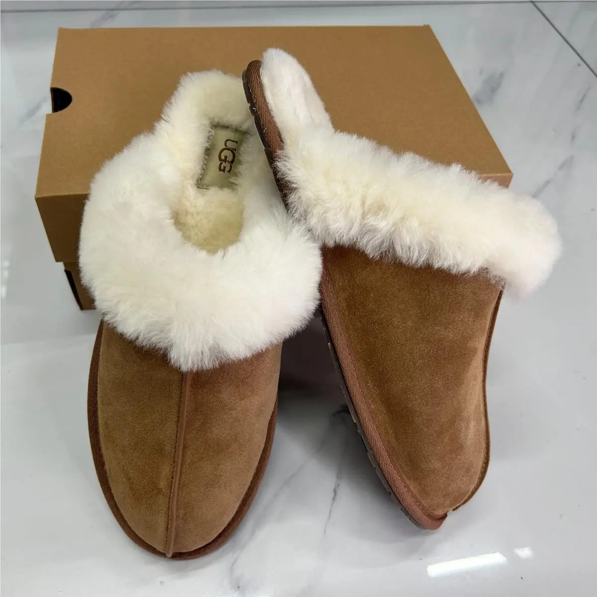 UGG shoes - UGG Scuffette - Scuffette - Chestnut 12