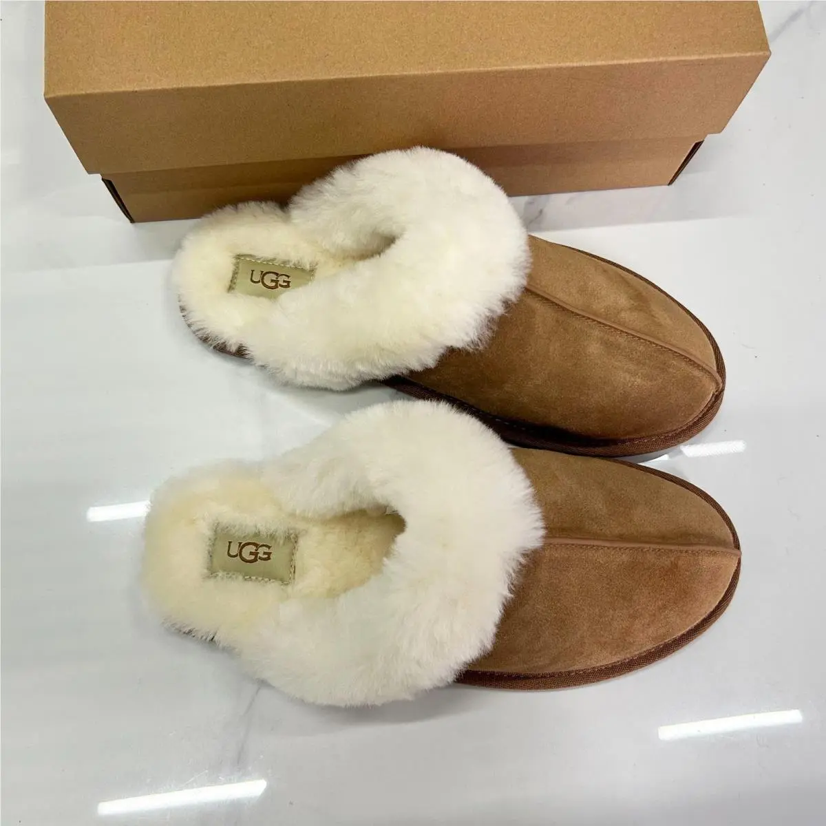 UGG shoes - UGG Scuffette - Scuffette - Chestnut 19