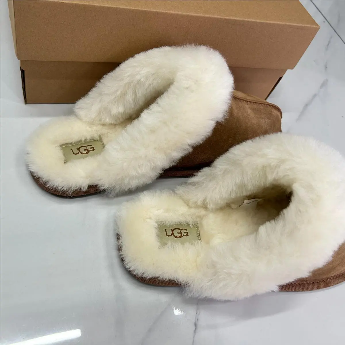 UGG shoes - UGG Scuffette - Scuffette - Chestnut 21