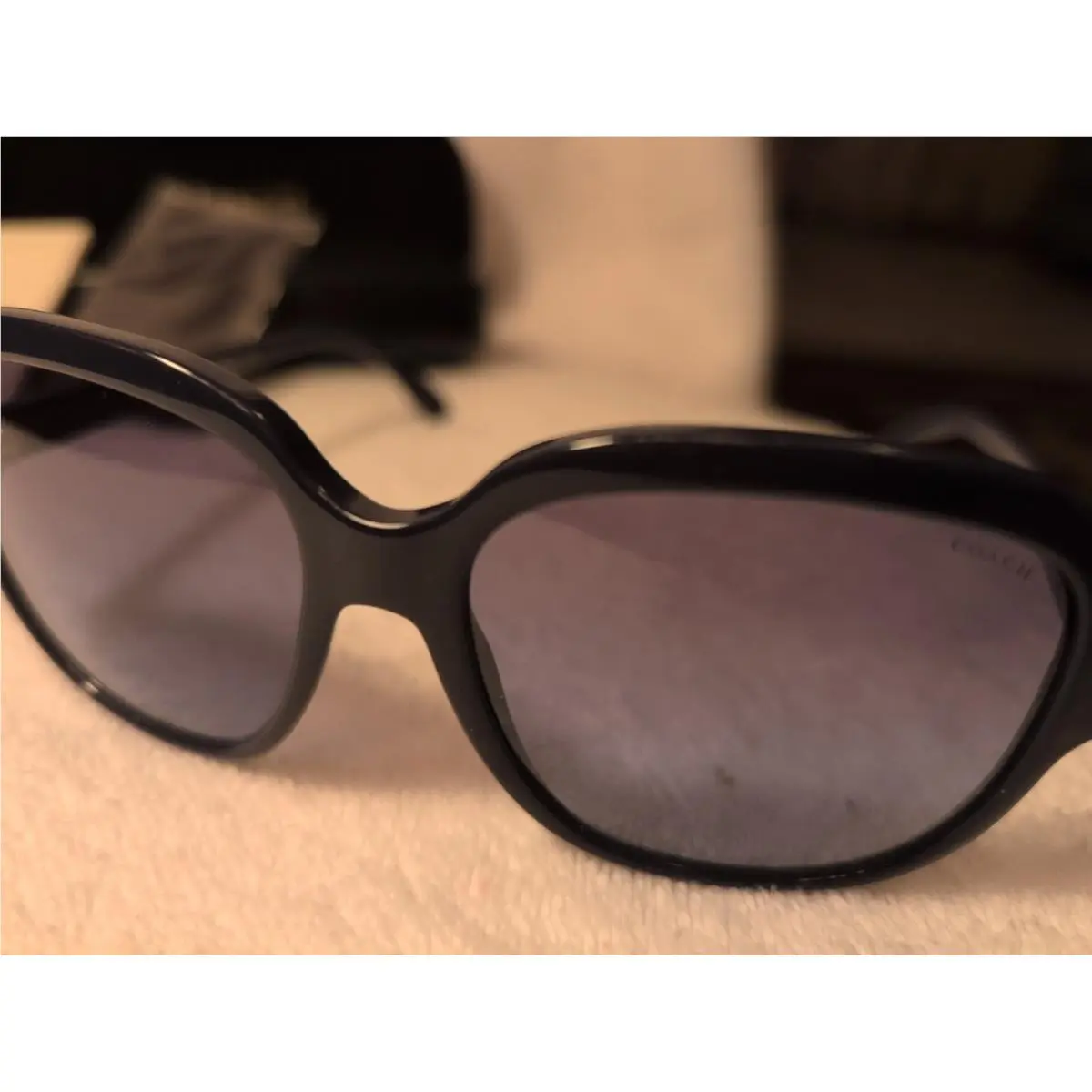 Coach #hc 8192 Sunglasses hc 8192 L1613 Navy Hard Case Bag