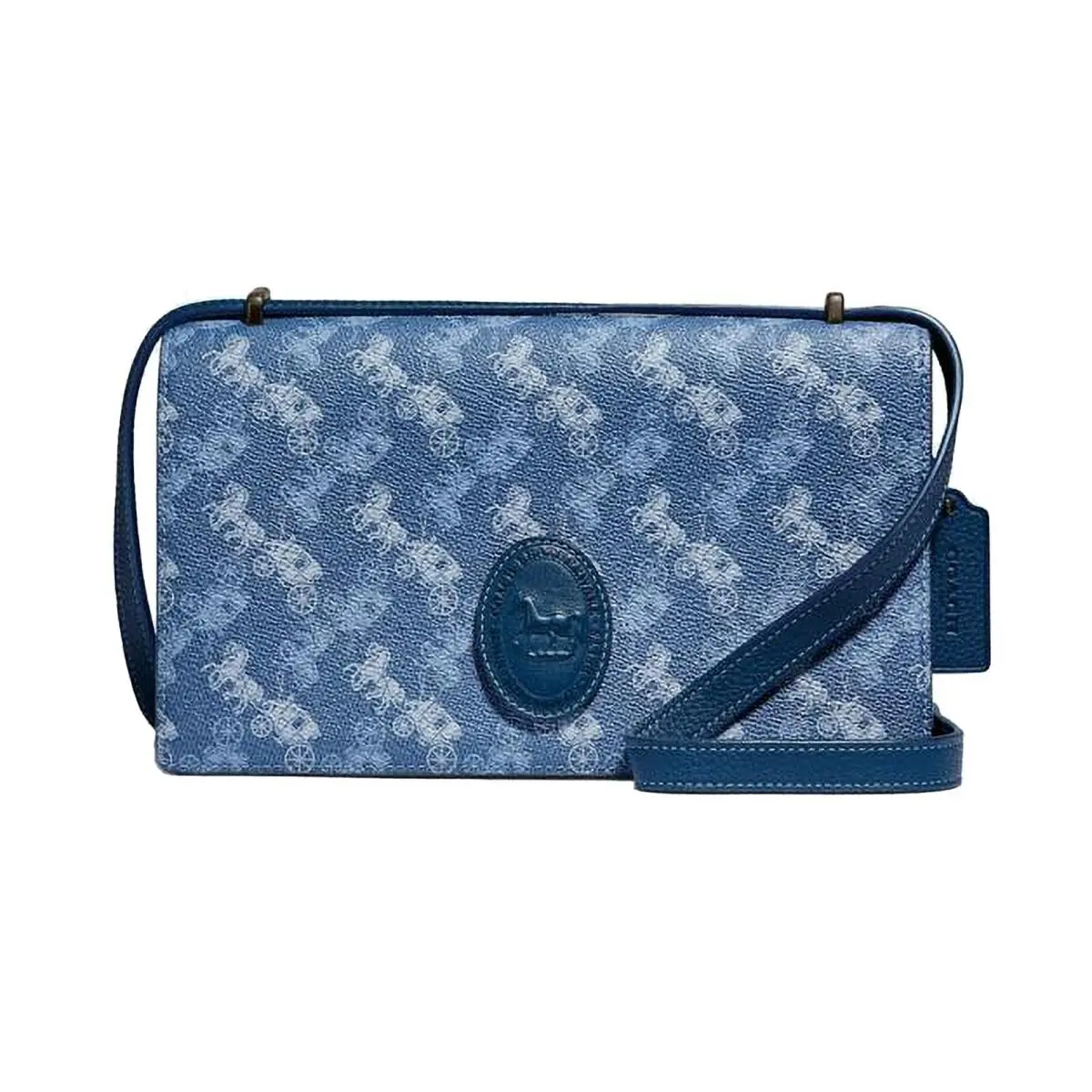 Coach Camille Crossbody Horse and Carriage Print Archive Patch Handbag Bag