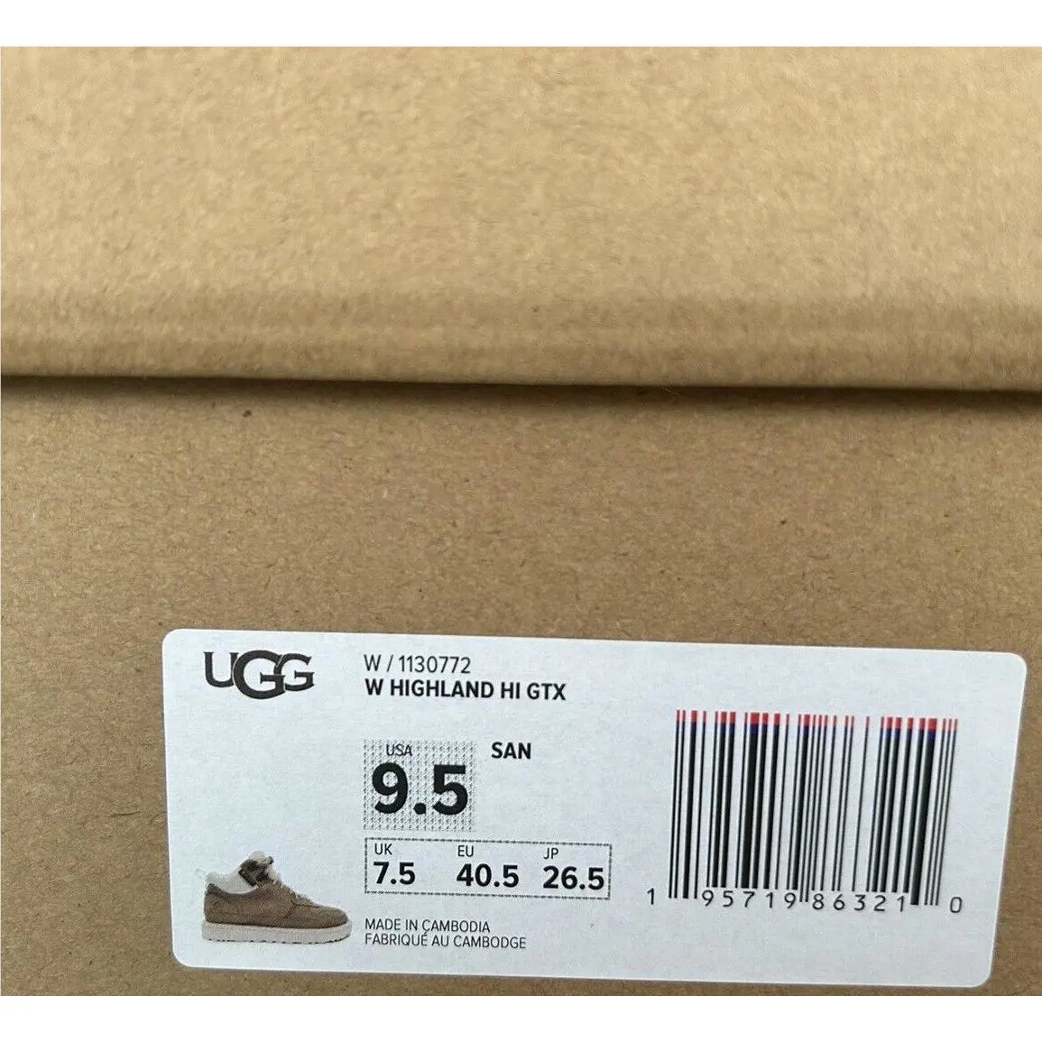 UGG shoes - UGG Highland - Highland - Sand (UPC: 195719863210) 4