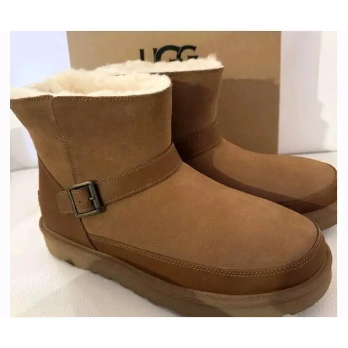 UGG shoes - ugg bellina belted - bellina belted - chestnut 4