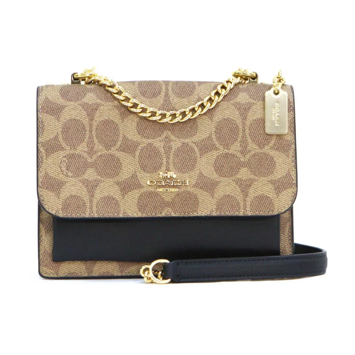 Coach Mini Klare XS Crossbody Bag -tan/black - Black
