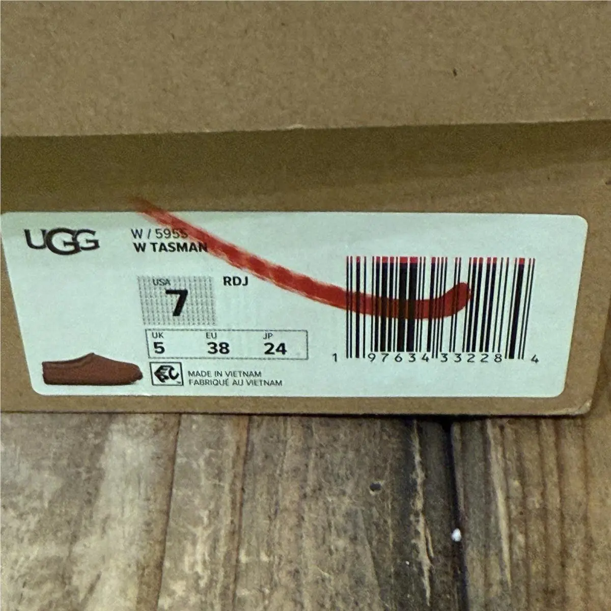 UGG shoes - Ugg Tasman - Tasman - Red (UPC: 0737872992859) 10