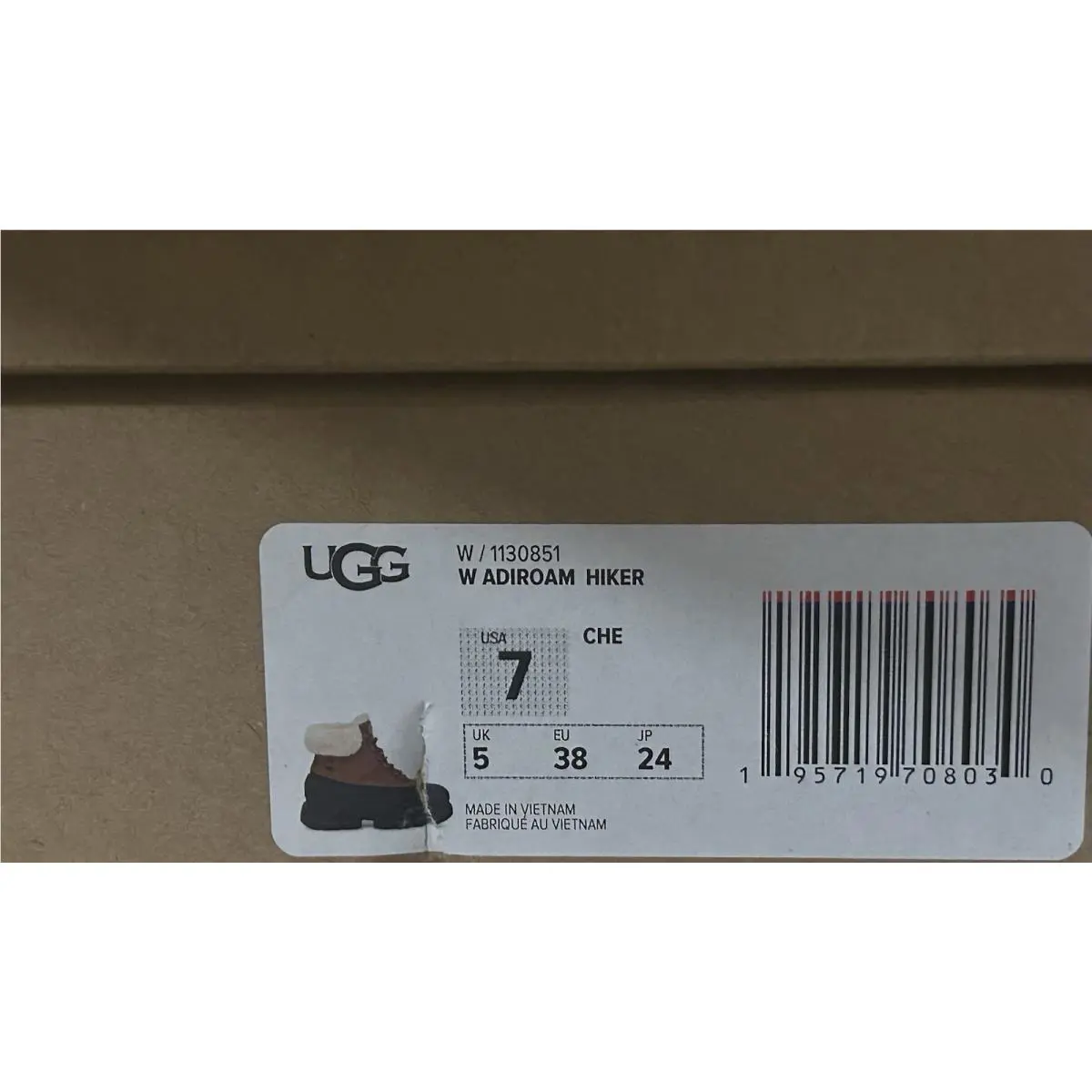 UGG shoes - UGG Adiroam Hiker Boot - Adiroam Hiker Boot - Chestnut (UPC: 195719708030) 5