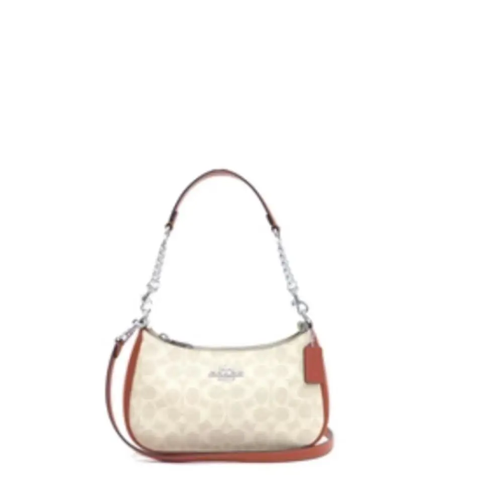 Coach Teri Shoulder Bag - Sand / Deep Orange - Orange