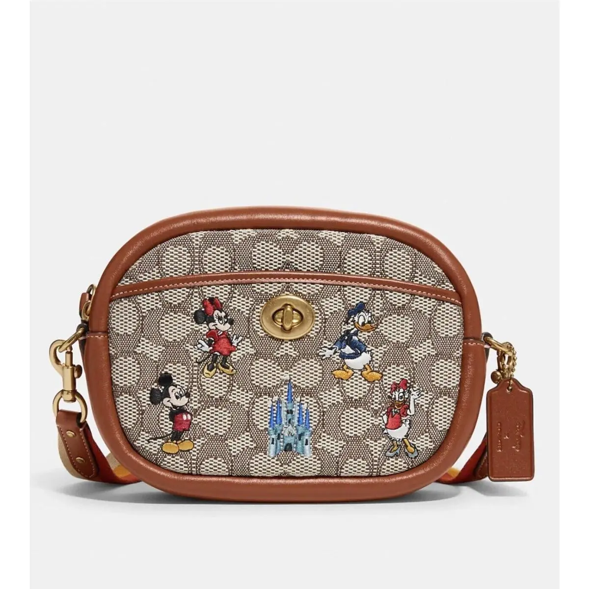 Coach Disney X Camera Crossbody Bag Walt Disney World 50th Anniversary Rare Gift