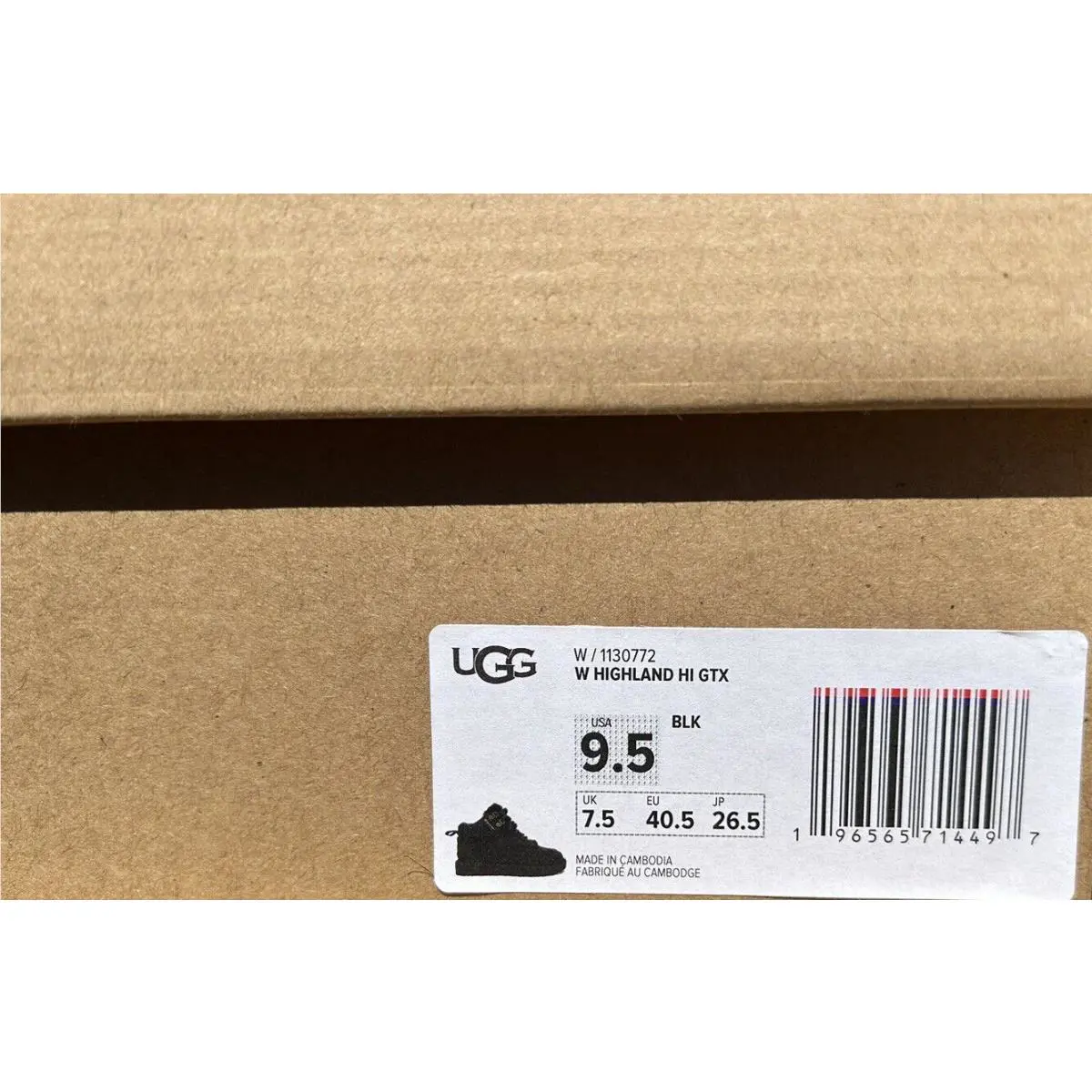 UGG shoes - UGG Highland - Highland - Black (UPC: 196565714497) 4