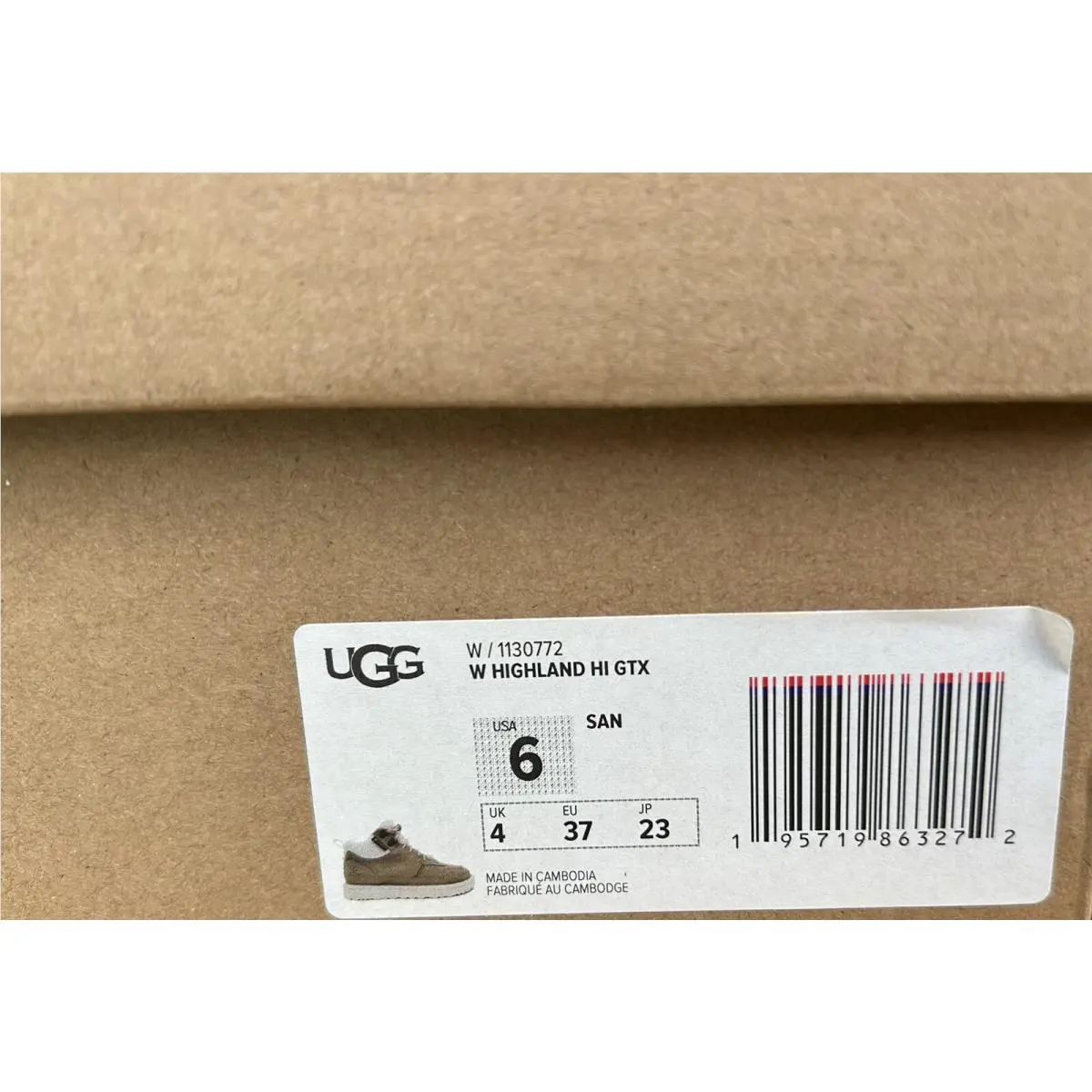 UGG shoes - UGG Highland - Highland - Sand (UPC: 195719863272) 4