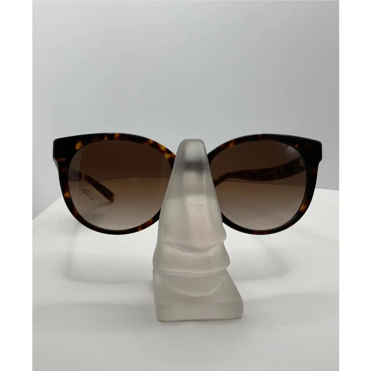 Womens Round Gradient Lens Sunglasses HC8321 Dark Tortoise by Coach