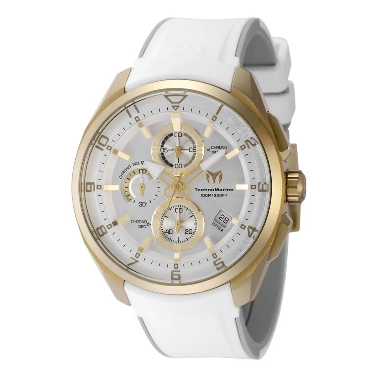 Watch Technomarine Men`s Ocean Quantum 44mm Stainless Steel Silicone Band