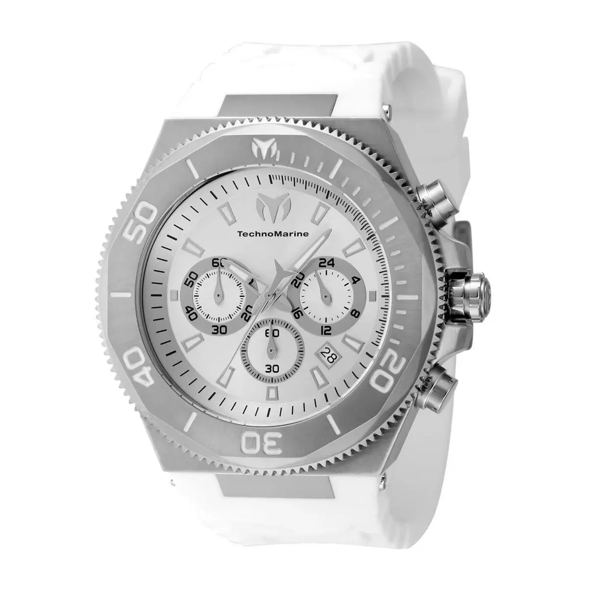 Technomarine Men`s TM-224015 Manta Quartz Chronograph Black Dial Watch by TechnoMarine