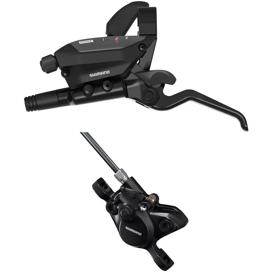 Shimano ST-EF515-L EZ Fire Plus Shift/brake Lever with BR-MT200 Disc Brake Calip