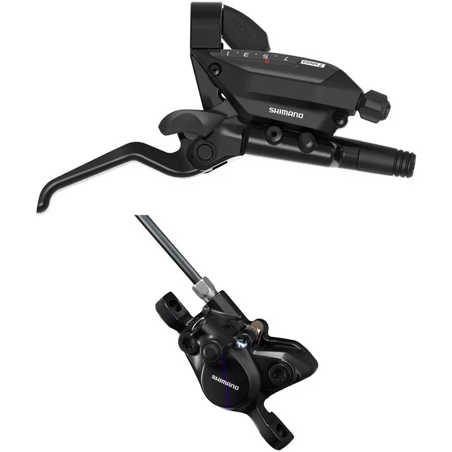 Shimano ST-EF515-7R EZ Fire Plus Shift/brake Lever with BR-MT200 Disc Brake Cali