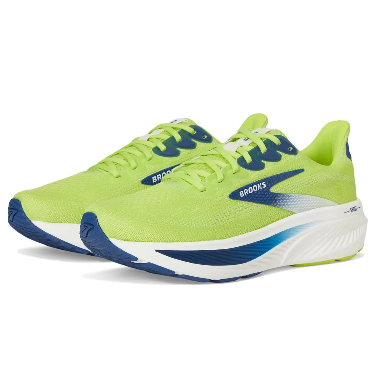 Brooks shoes - Acid Lime/Navy/White 6