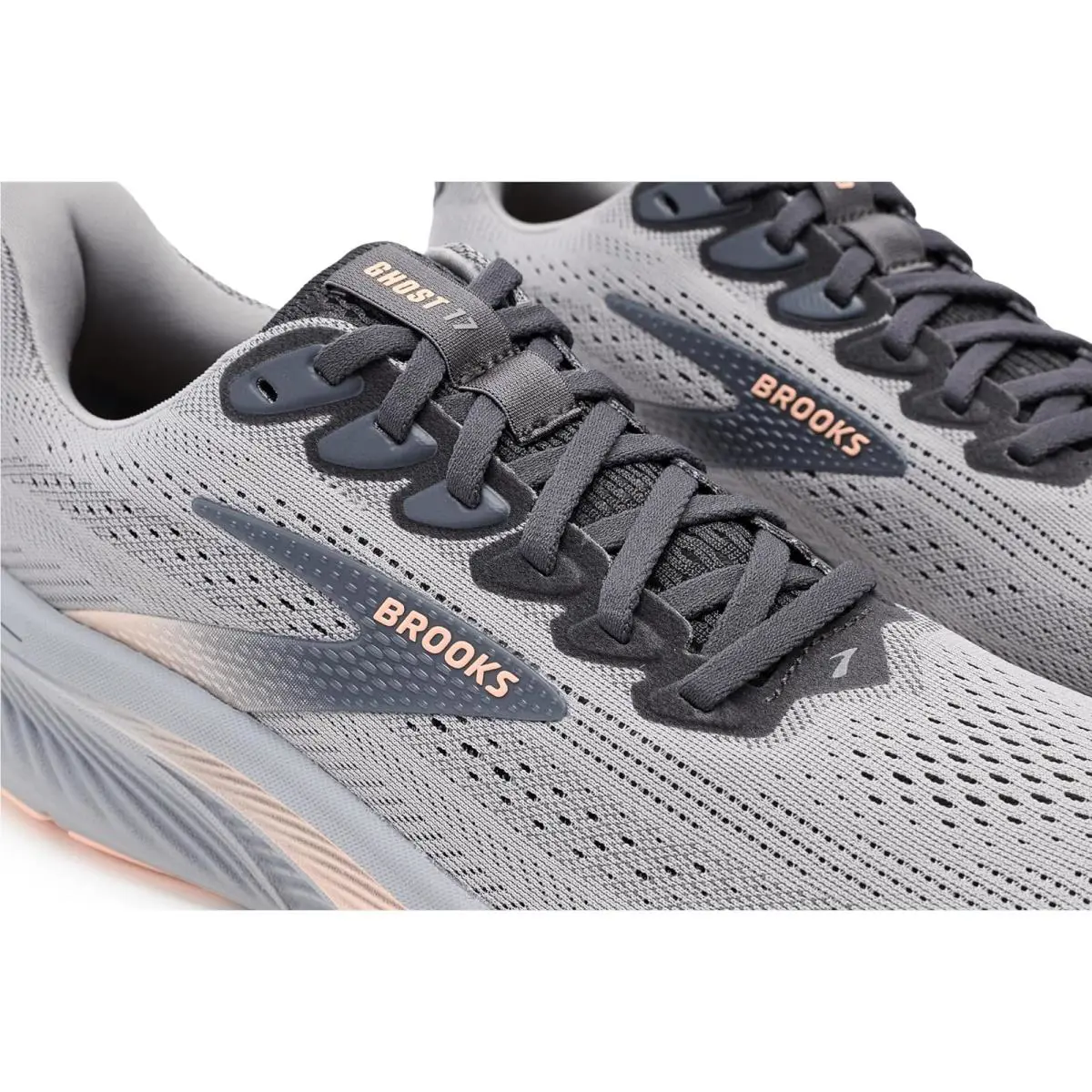 Brooks shoes - Alloy/Blackened Pearl/Peach 4