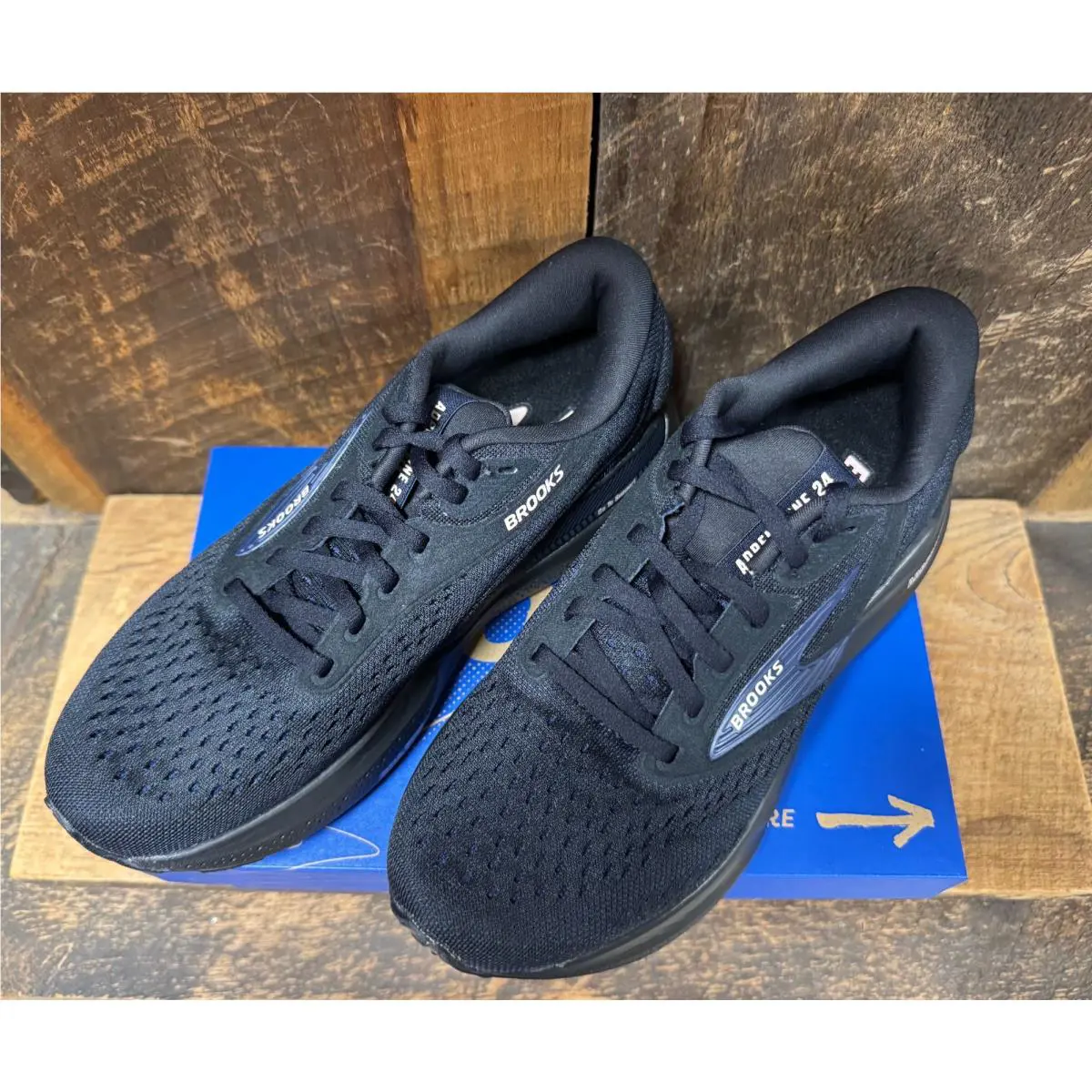 Brooks shoes - Black/Peacoat/Peach 0