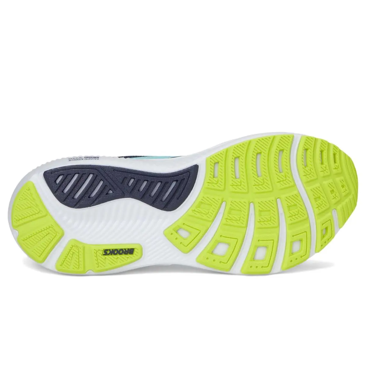 Brooks shoes - Peacoat/Lime/Blue 1