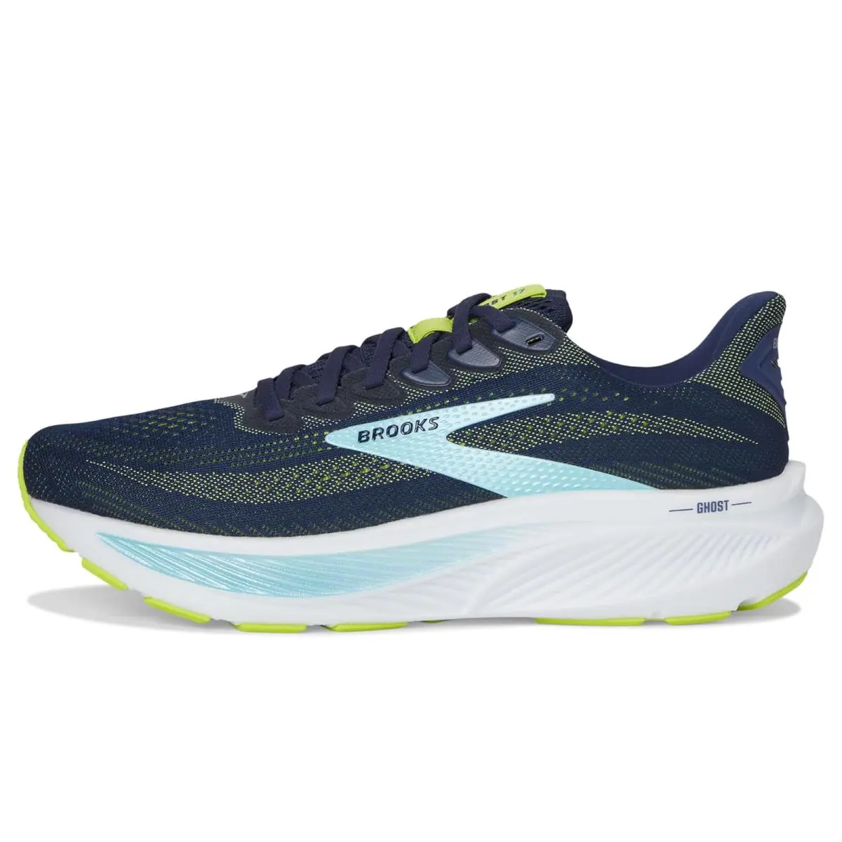 Brooks shoes - Peacoat/Lime/Blue 2