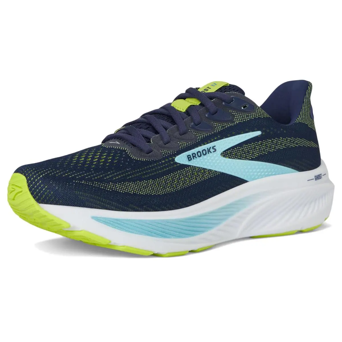 Brooks shoes - Peacoat/Lime/Blue 5