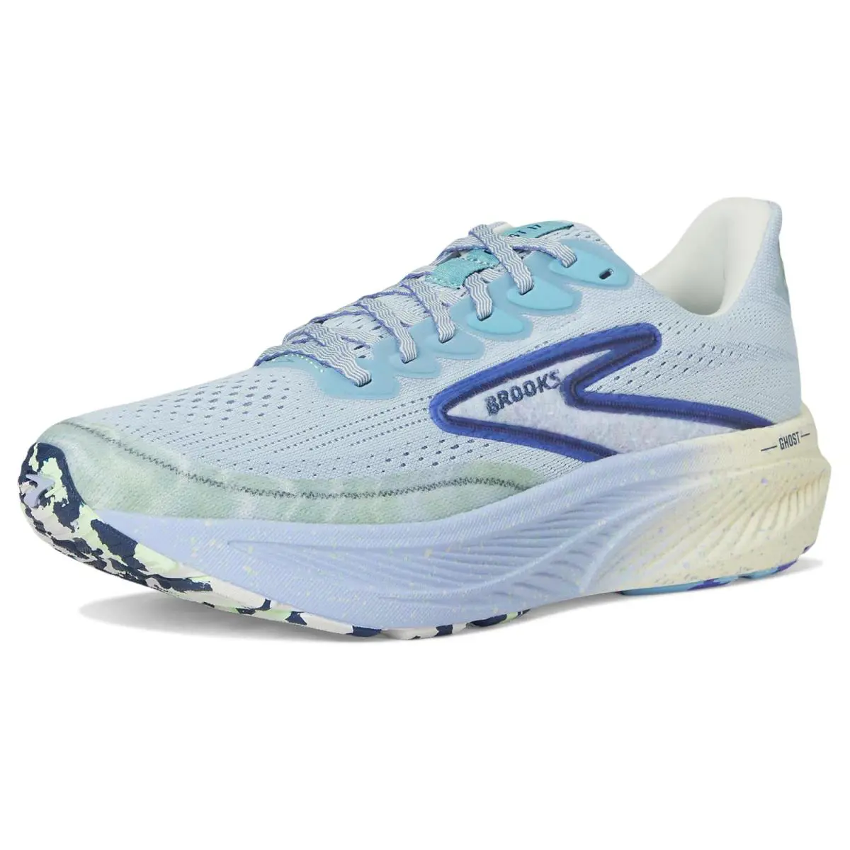 Brooks shoes - Peacoat/Lime/Blue 75