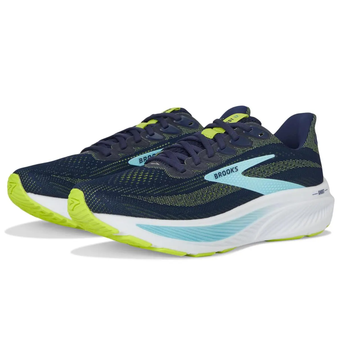 Brooks shoes - Peacoat/Lime/Blue 6