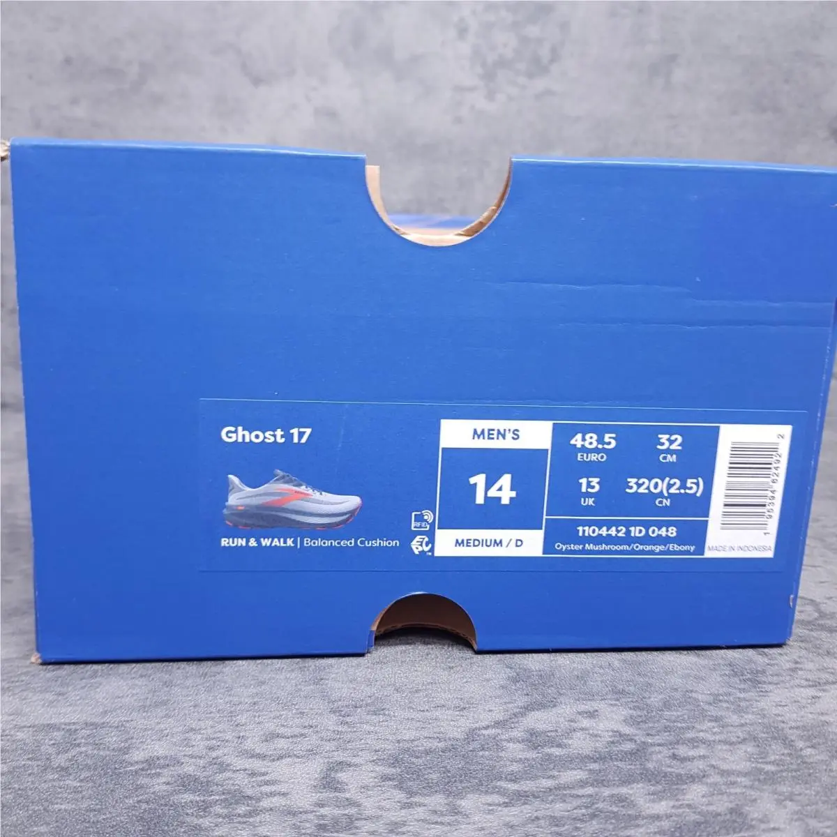 Brooks shoes - Brooks Ghost 17 - Ghost - 110442-1D-048 - Gray 5
