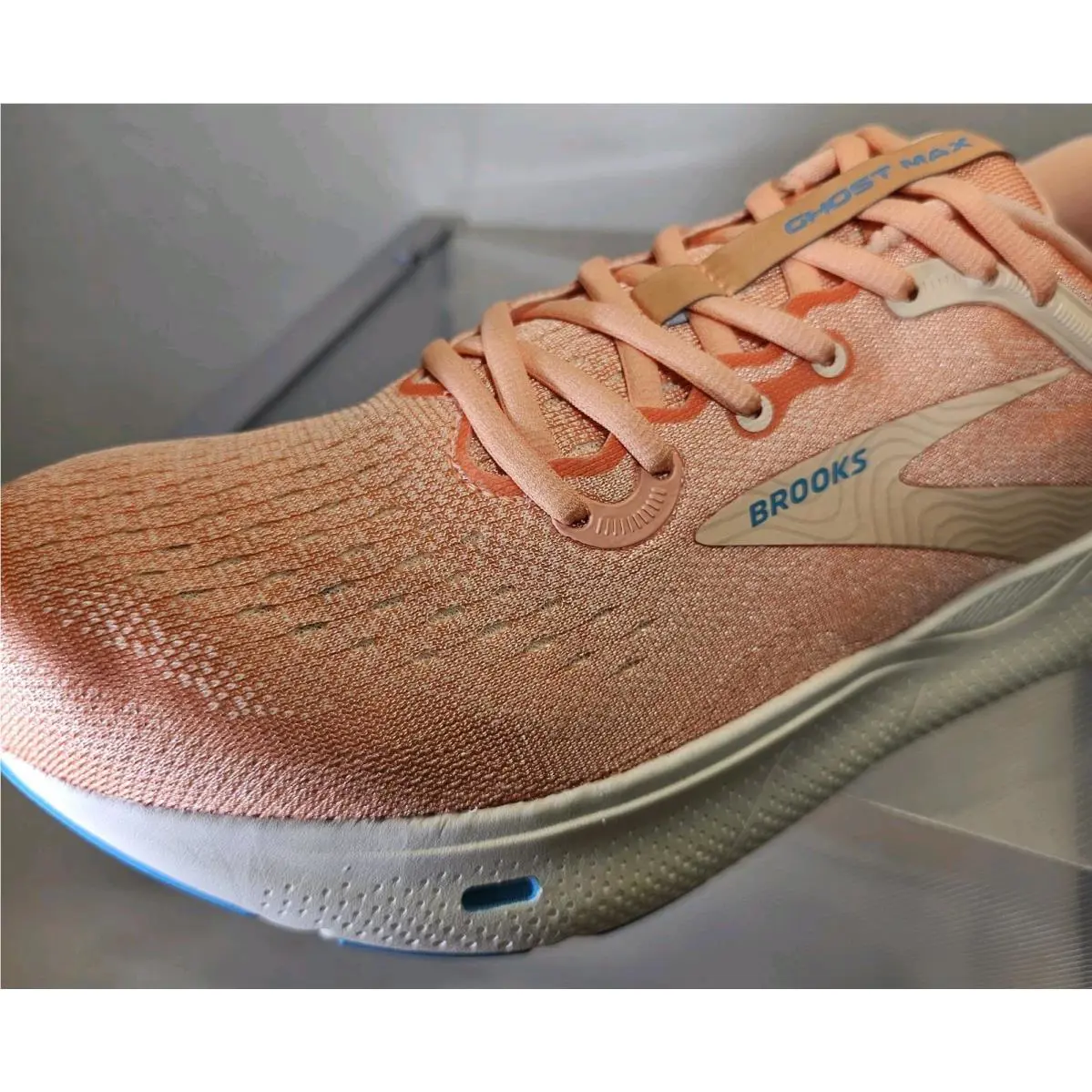 Brooks shoes - Brooks Ghost - Ghost - Papaya/Apricot/Blue 16
