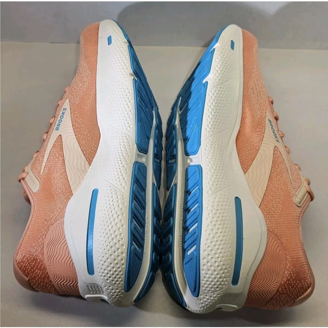 Brooks shoes - Brooks Ghost - Ghost - Papaya/Apricot/Blue 19