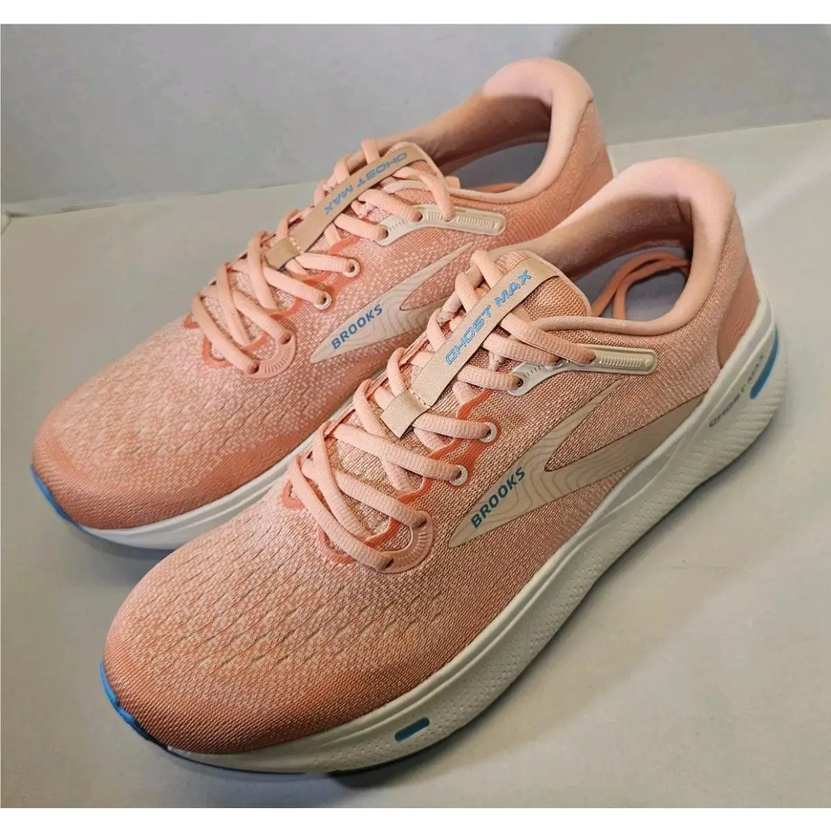 Brooks shoes - Brooks Ghost - Ghost - Papaya/Apricot/Blue 3