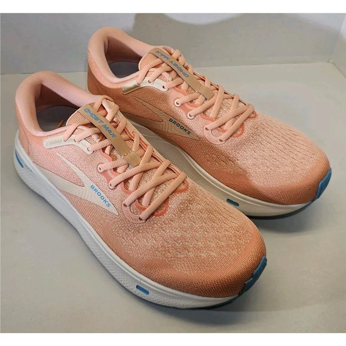 Brooks shoes - Brooks Ghost - Ghost - Papaya/Apricot/Blue 5